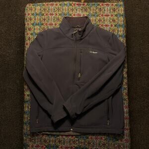 LL Bean Collar Jacket Navy XL